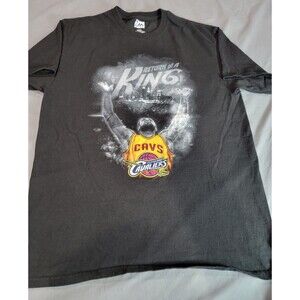 Majestic NBA Cleveland Cavaliers “Return of a King” LeBron James Black Large
